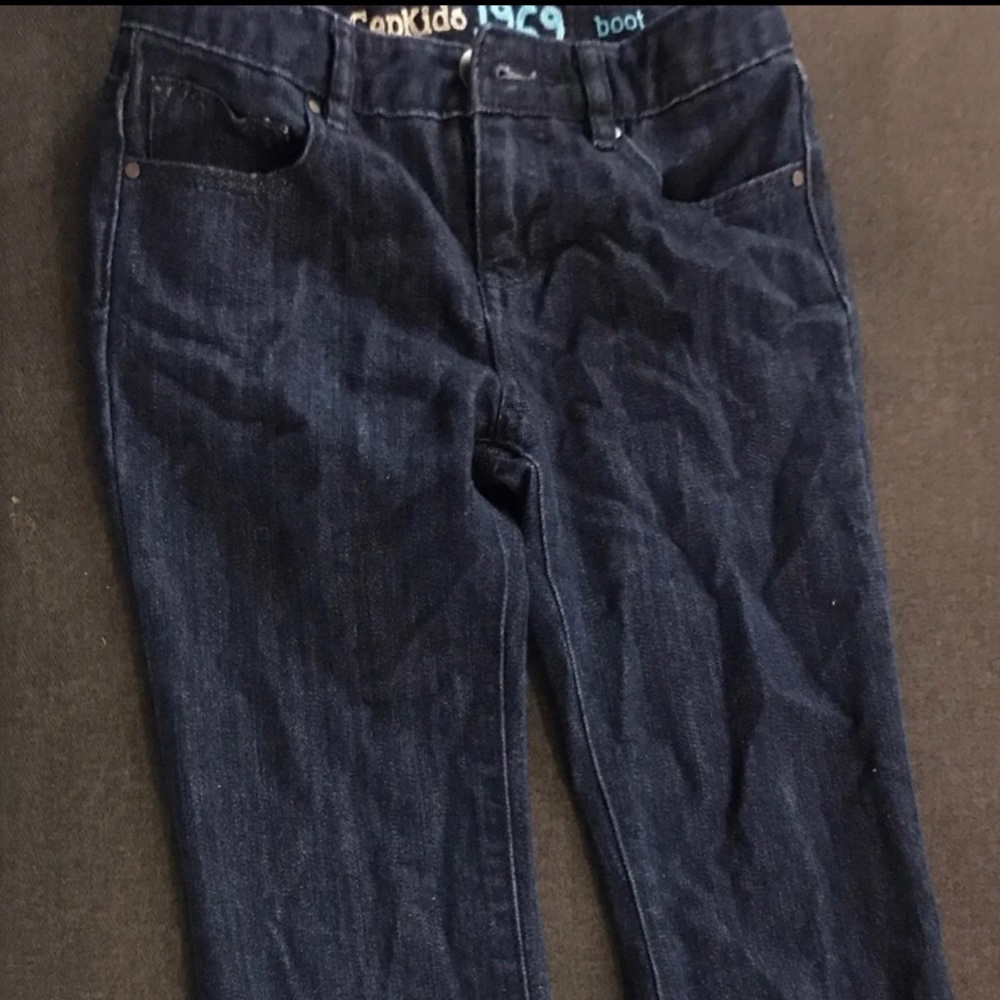Girls dark denim jeans size 8